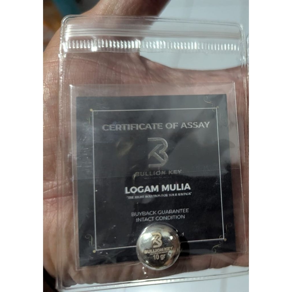 Perak Logam Mulia 10 gram