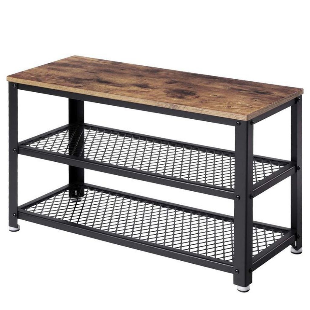 Rak sepatu industrial modern