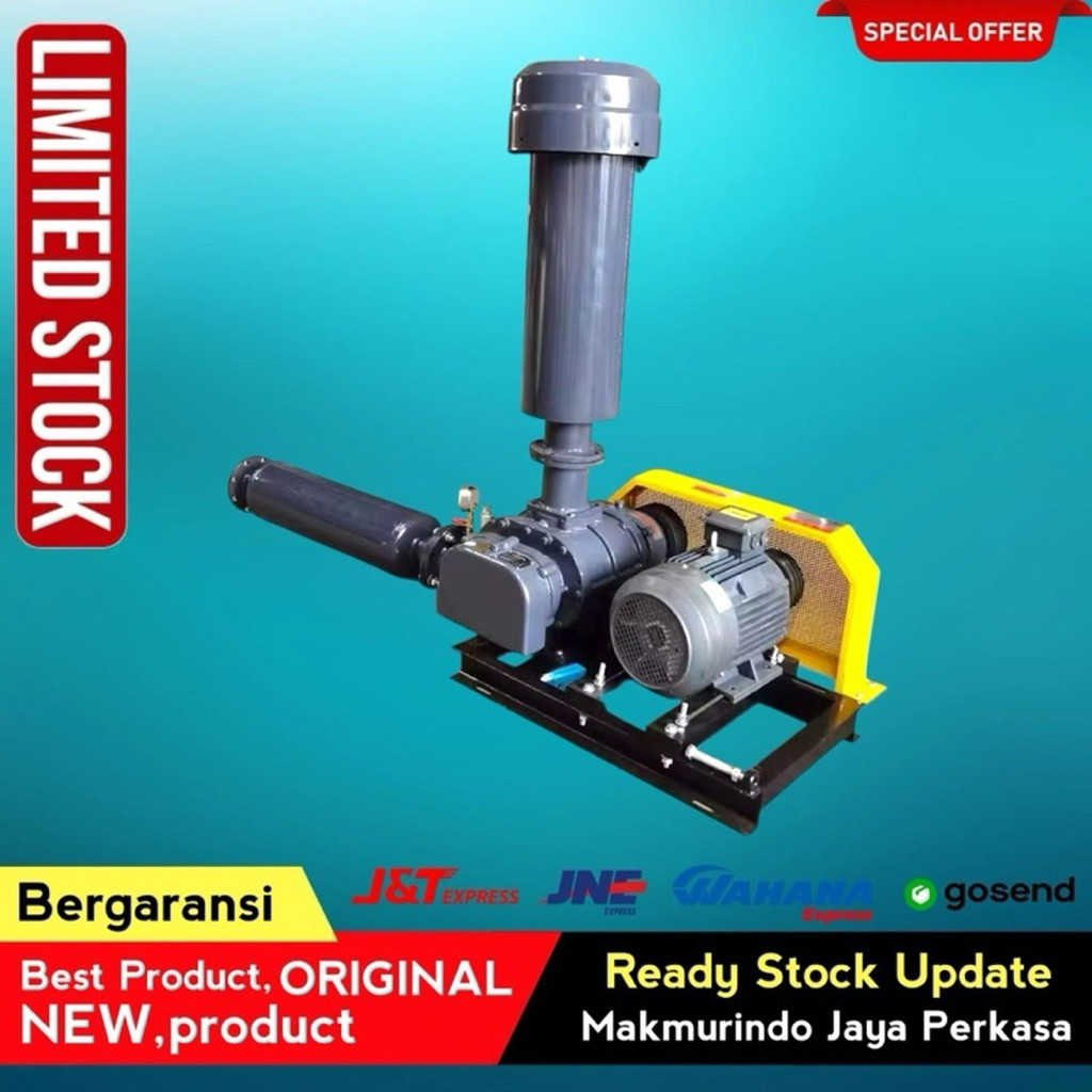 Blower Udara Goldentech GT-065 7.5HP – Root Blower untuk Kolam Nila & Instalasi IPAL