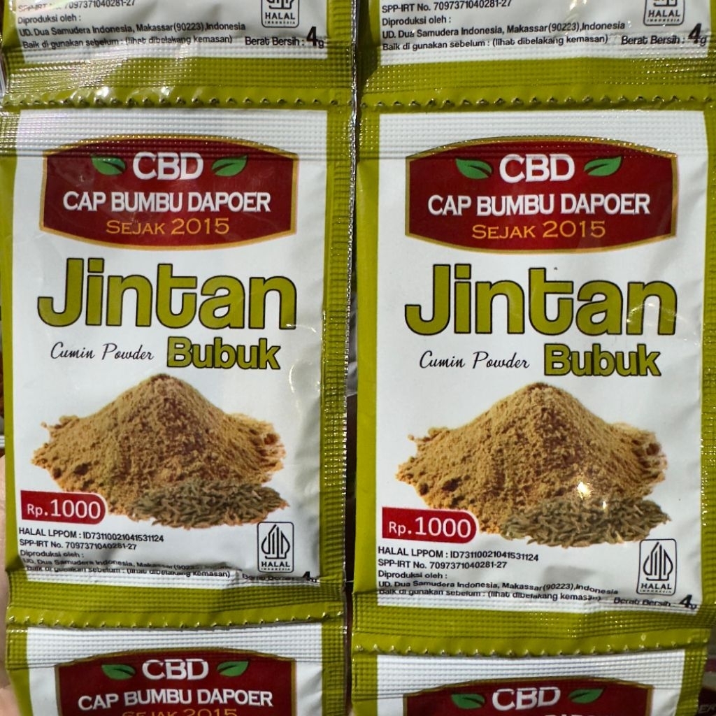 Jintan Bubuk per Sachet - Pasar Makassar