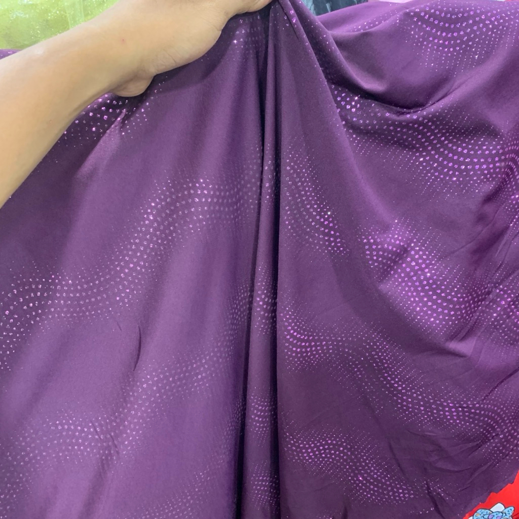 kain spandex glitter - kain spandex stret - kain spandex melar 4sisi - kain spandek korea
