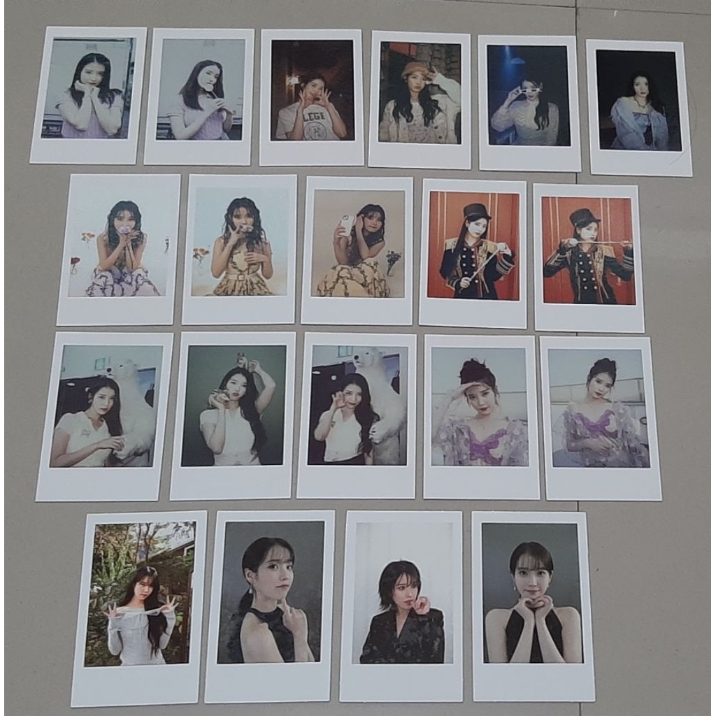 IU Photocard Polaroid Official Strawberry Moon | Golden Hour | Season's Greetings