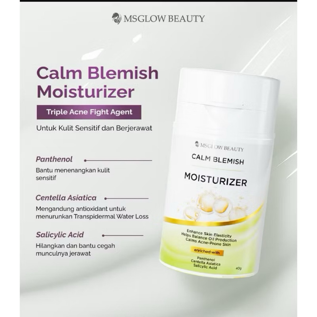 MOISTURIZER MS GLOW SYMWHITE 377 MOISTURIZER MS GLOW - Calm Blemish Moisturizer Ms Glow