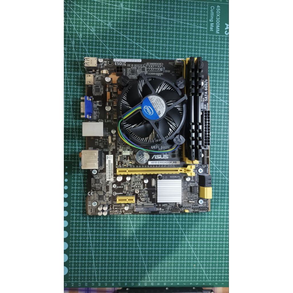 Paket Mobo H81 i7 4770 16GB bekas murah