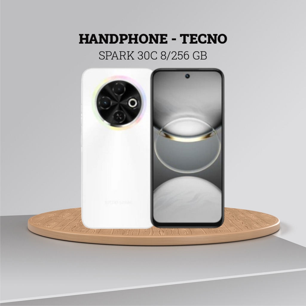 Handphone Tecno Spark 30C kapasitas ram 8 gb internal 256 gb