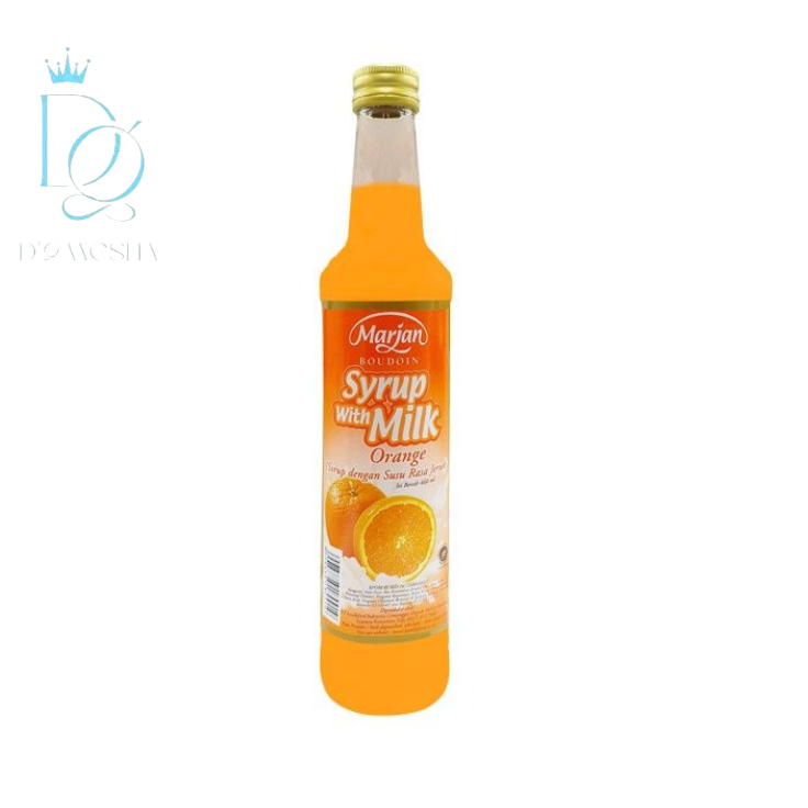 Marjan Boudoin Syrup With Milk Orange 460 ml / Marjan