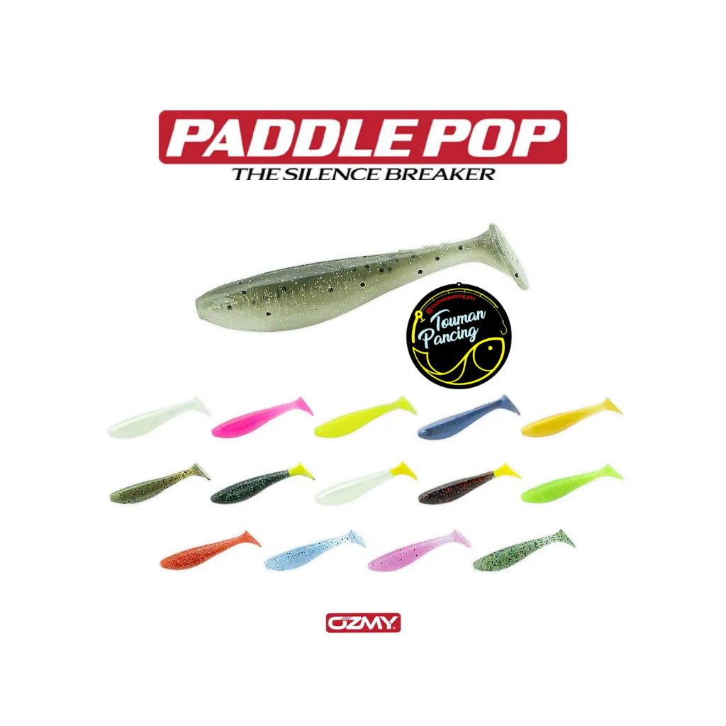 TOUMAN PANCING - Soft Lure Ozmy Fishing Paddle Pop 7cm 4.5g Umpan Casting Gabus Toman Original