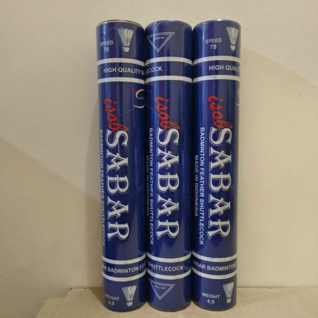 Shuttlecock Sabar Original / Sabar / Kok Sabar / Bola bulu tangkis