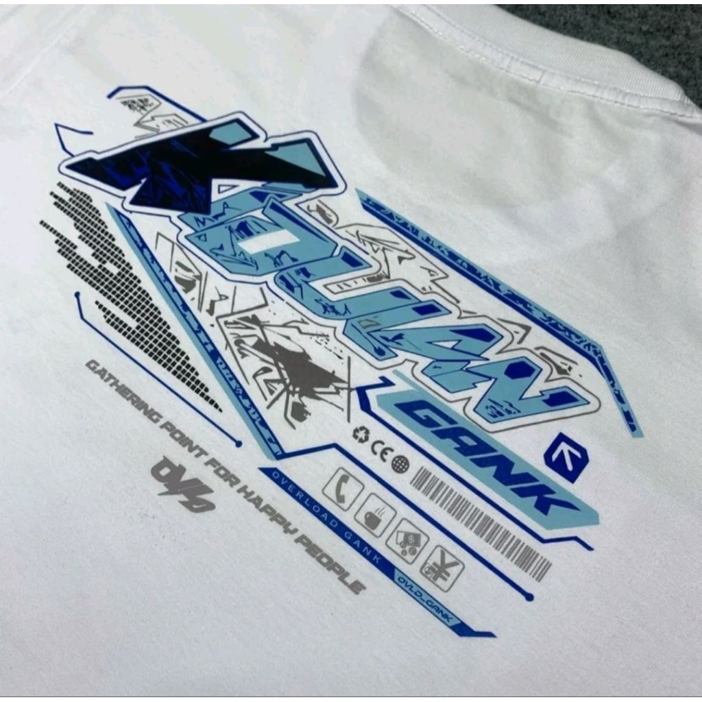 kaos T-Shirt Kidulan Gank Baju Pria wanita [ COSTUM ] Combed 24s