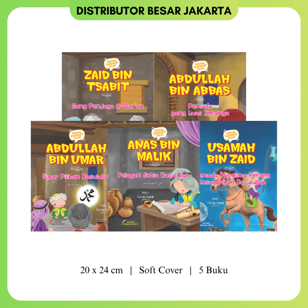 Buku Anak Serial Sahabat Cilik 5 Buku 1 Set Pustaka Imam Syafii
