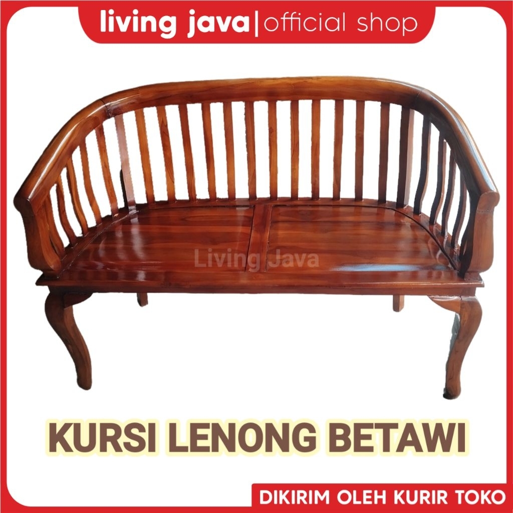 KURSI TERAS JATI BETAWI PANJANG