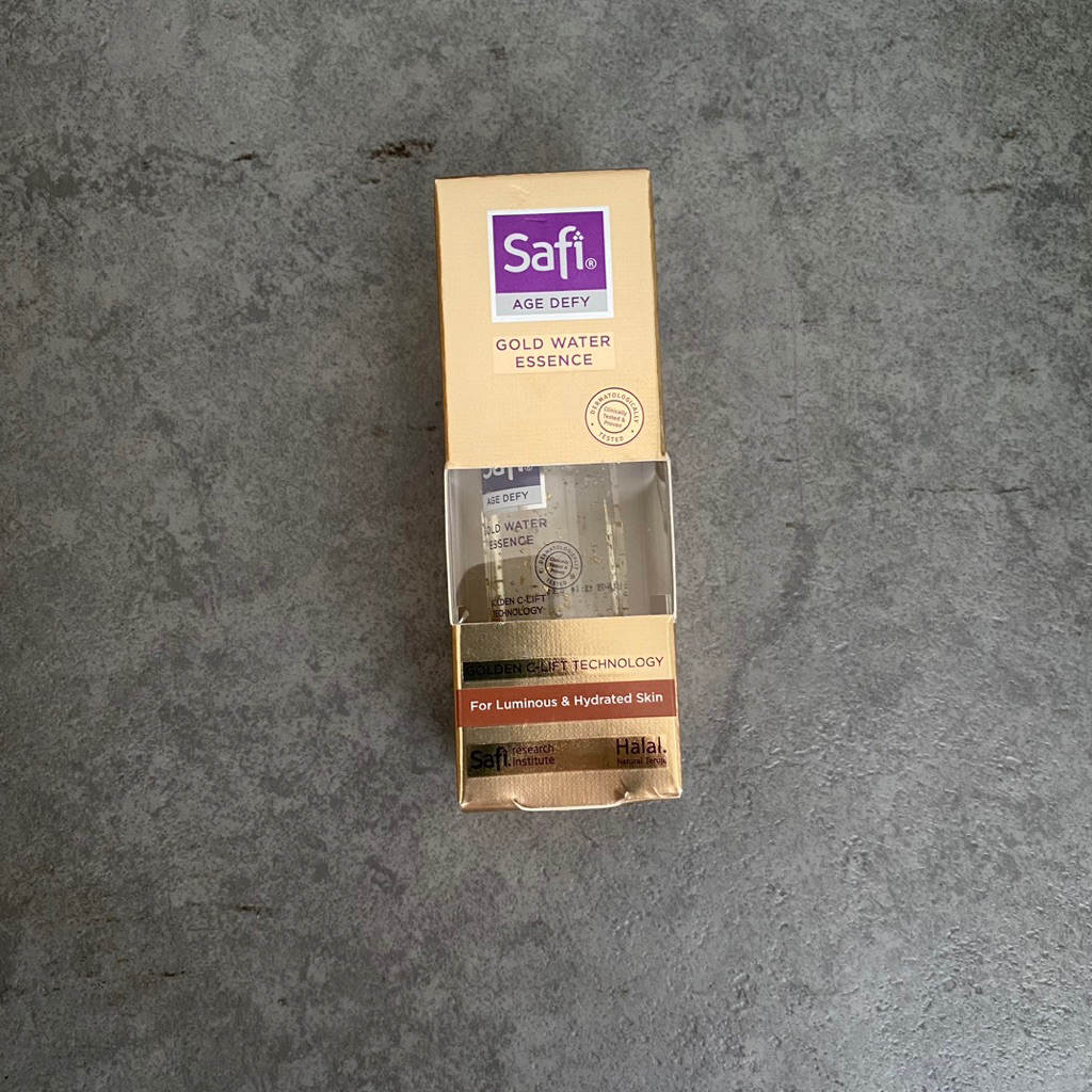 (new) SAFI Age Defy Gold Water Essence 30 ml Serum Wajah Anti Aging preloved skincare