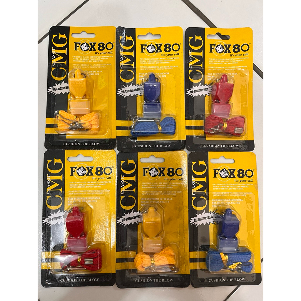 Peluit Olahraga / Pluit Wasit FOX CLASSIC + Tali / Whistle
