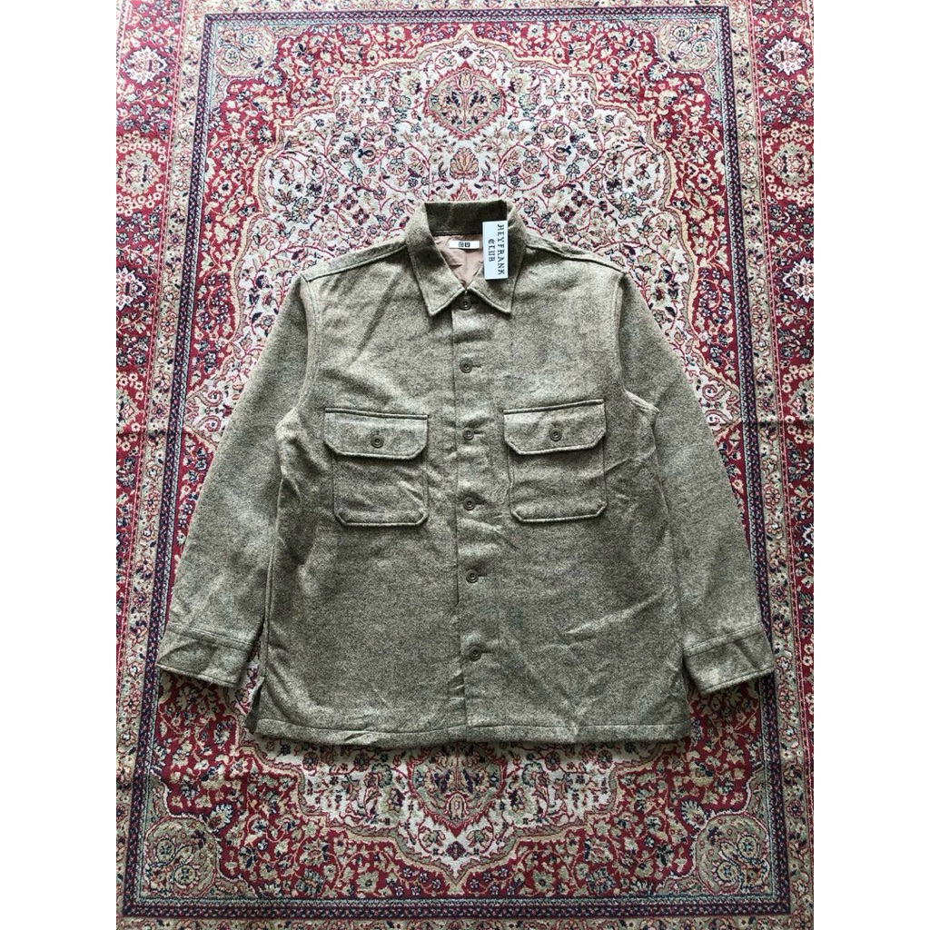 Uniqlo U wool overshirt jacket H439