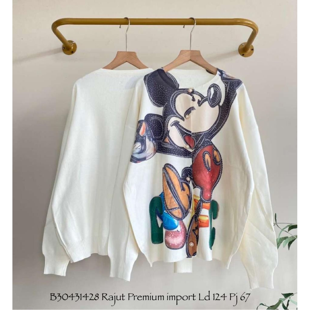 Real pic TERMURAH Cardigan Oversize Rajut Bangkok PREMIUM Butik / Cardi Jumbo Rajut PREMIUM / Outer 