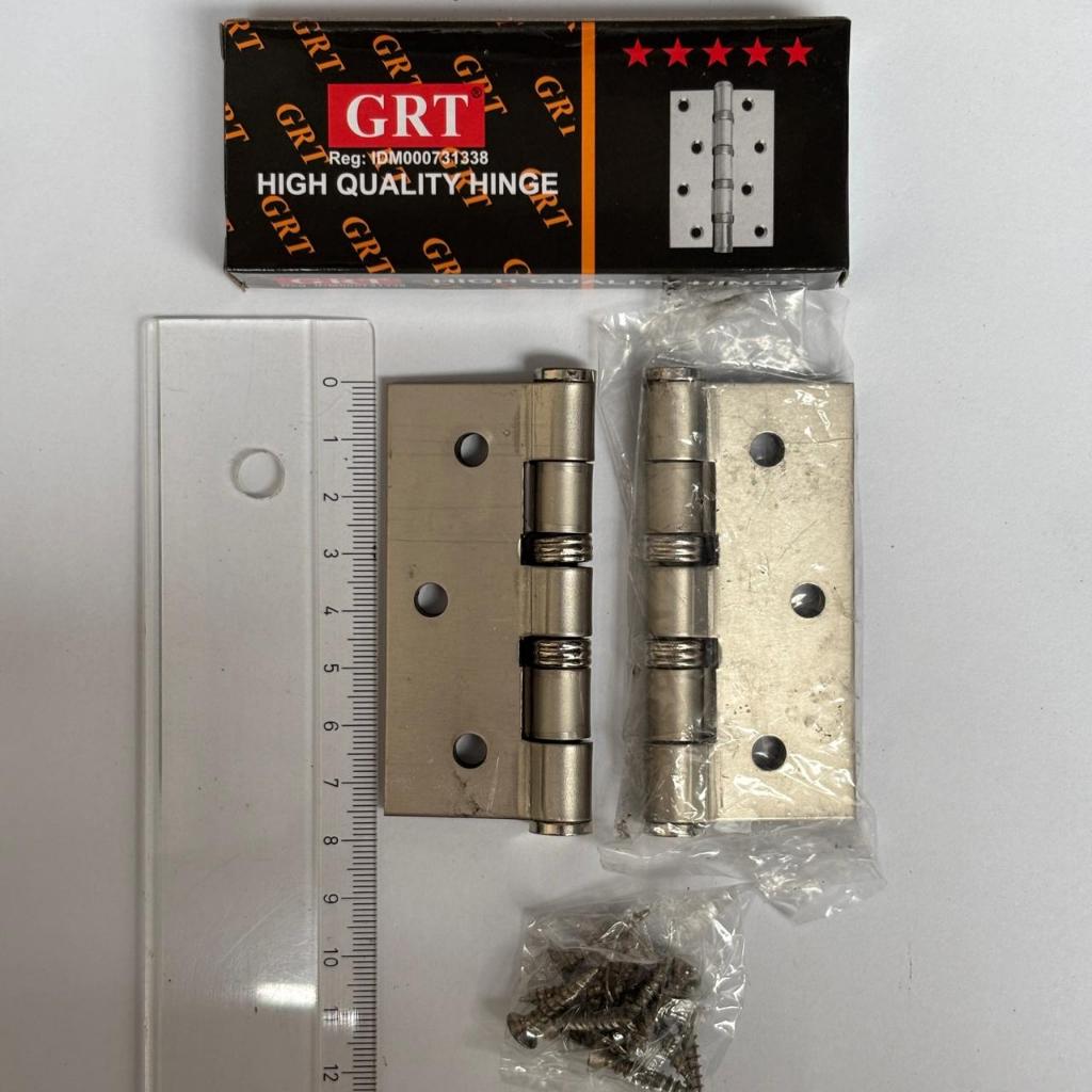 Engsel Putih (SN) GRT 3" dan 5" / Engsel Pintu GRT / Engsel Jendela GRT