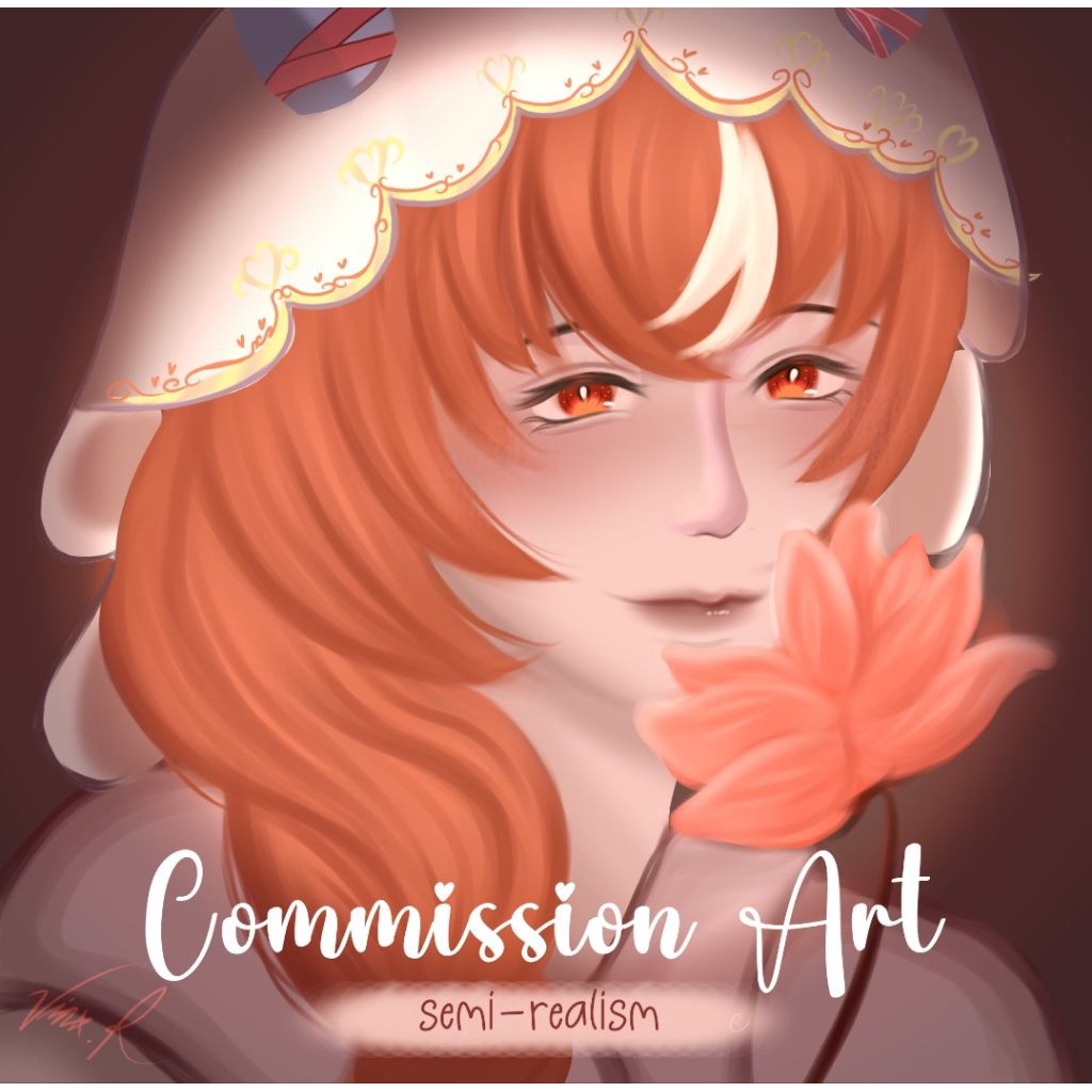 OPEN COMMISSION| Art commission| jasa gambar- semi realism (soft file) (harap baca deskripsi)