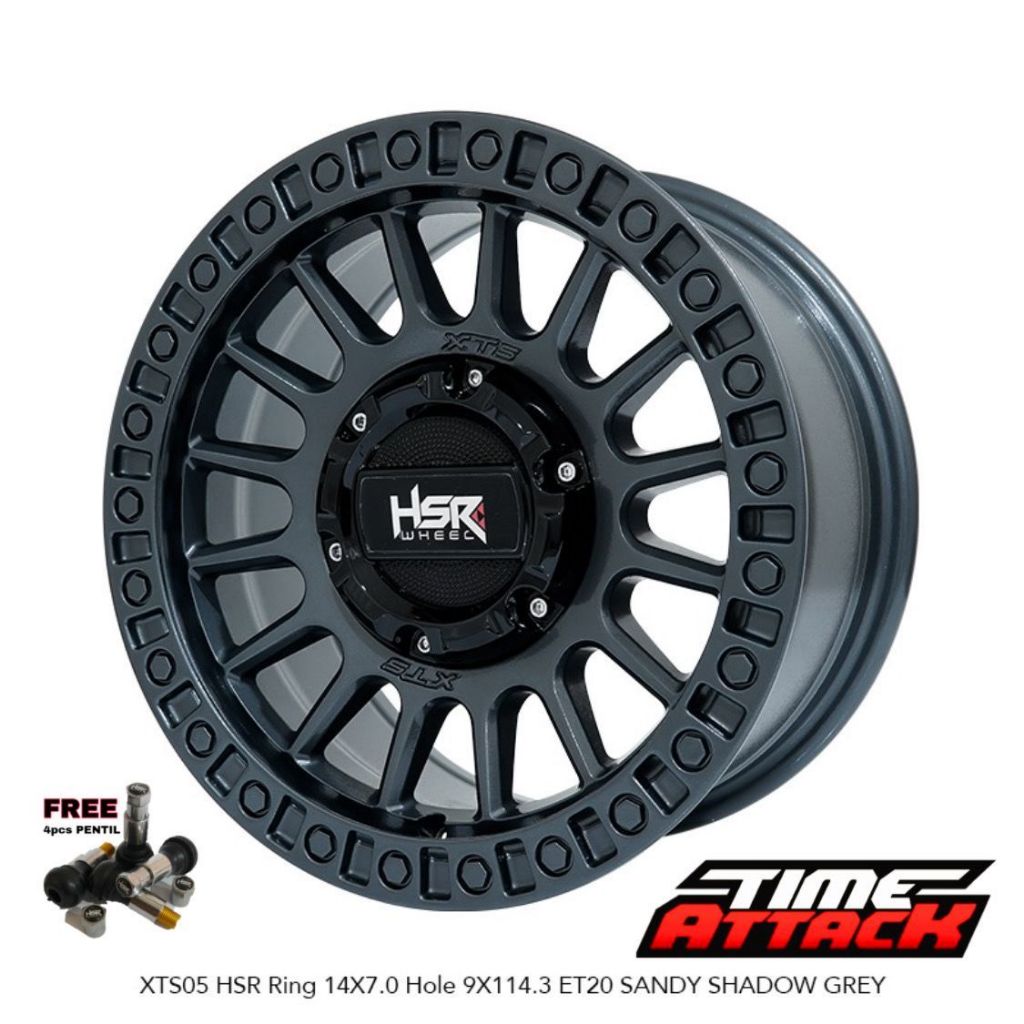 Velg Mobil R14 GrandMax L300 HSR WHEEL Tipe Xts05 Velg HSR Ring 14