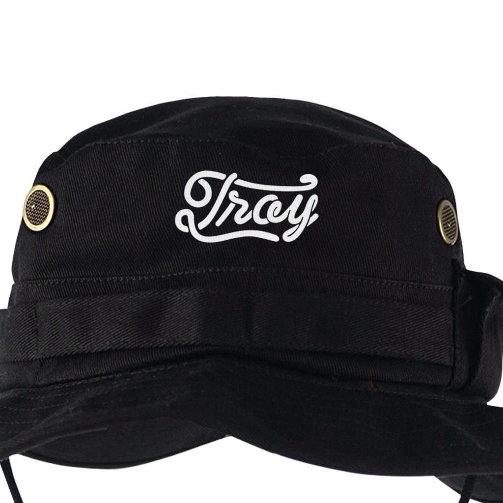 Troy Company Jungle Hat Boonie Hat Savanna - Topi Hitam Outdoor JHD 3389