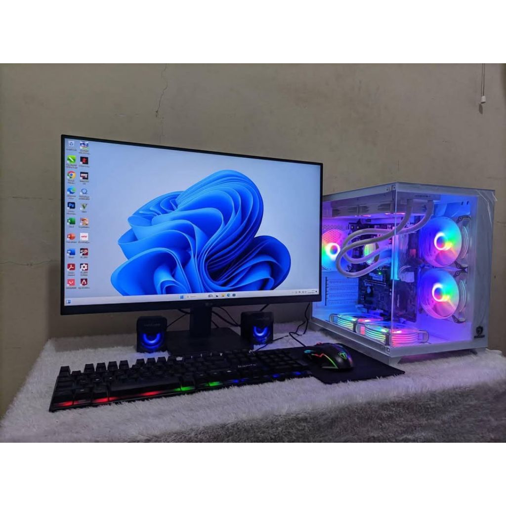 PC GAMING RENDER LIVE STREAMING RYZEN 7-3700X FULLSET SIAP PAKAI