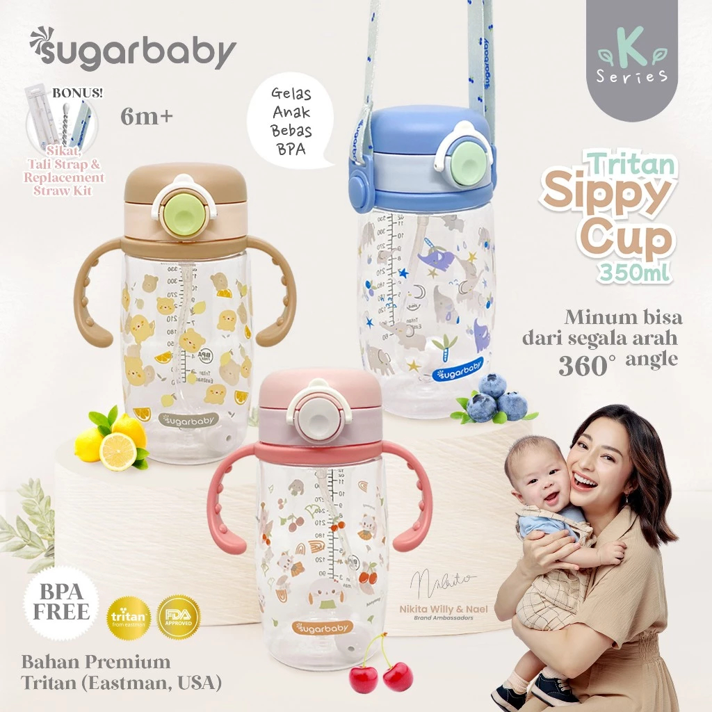 Sugarbaby Tritan Sippy Cup K Series 350 ml (TSCK ) /sugar baby