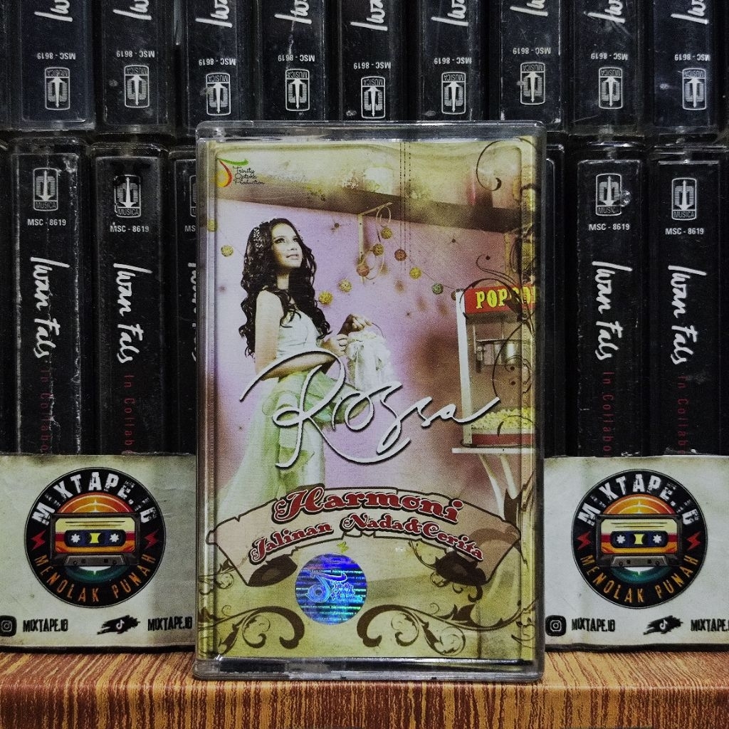 Kaset - Rossa - Harmoni - Jalinan Nada & Ceria - Radio Tape - Kaset Pita - Radio - Pemutar Kaset - R