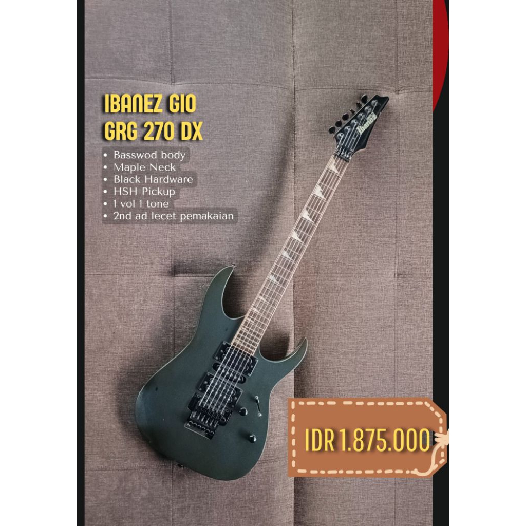 Ibanez gio grg 270 dx plus admin 7.5%