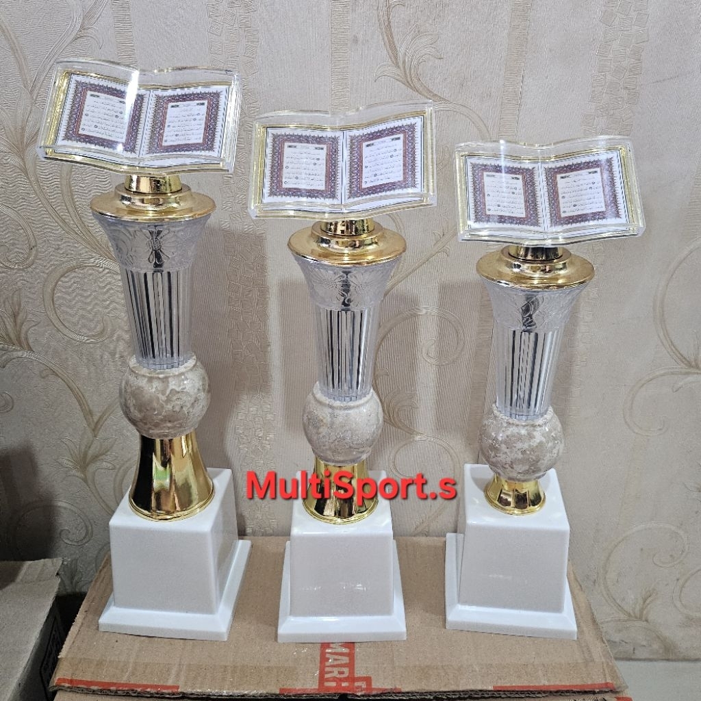 PIALA TROPHY BUKU ALQURAN PRESTASI MANASIK MTQ B.205 MARMER