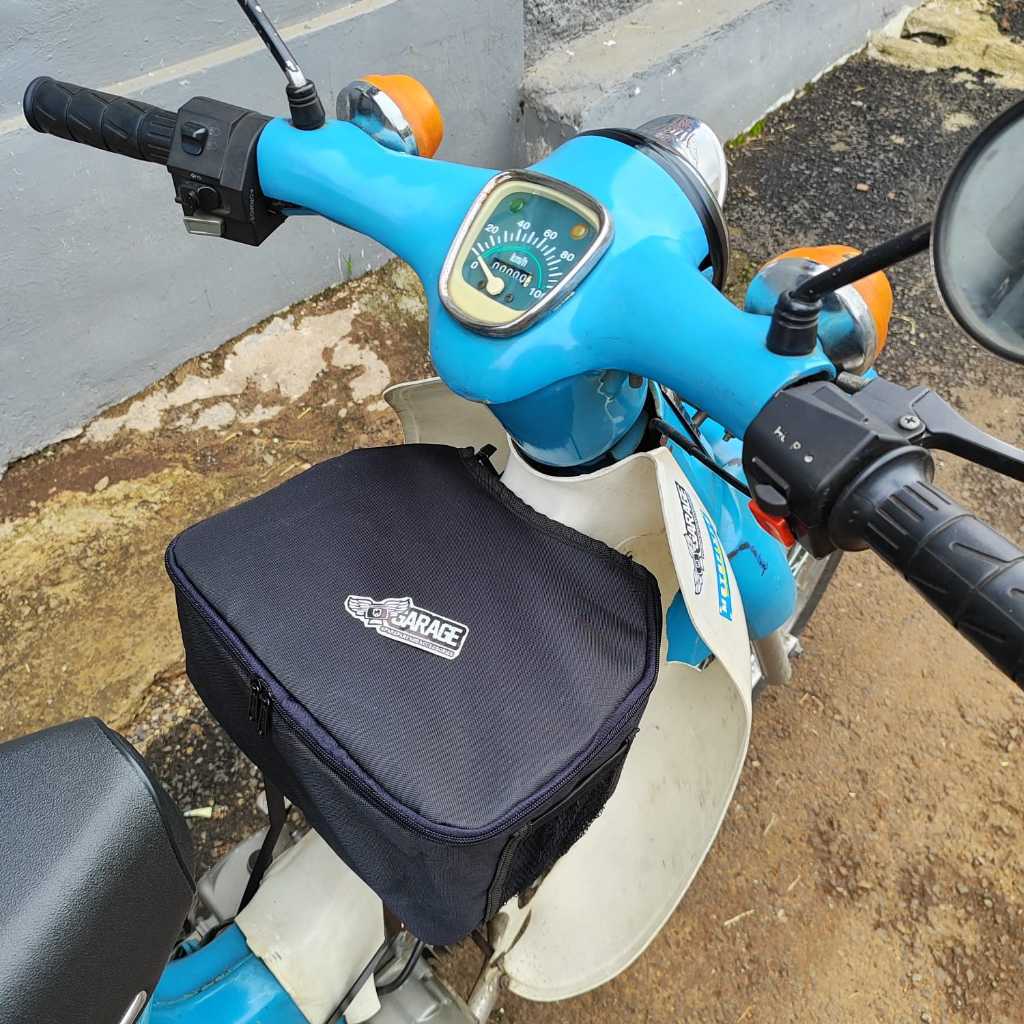 keranjang C70 Besi Minimalis Fullset Cover tas baud set braket box keranjang bagasi tengah Pispot C7