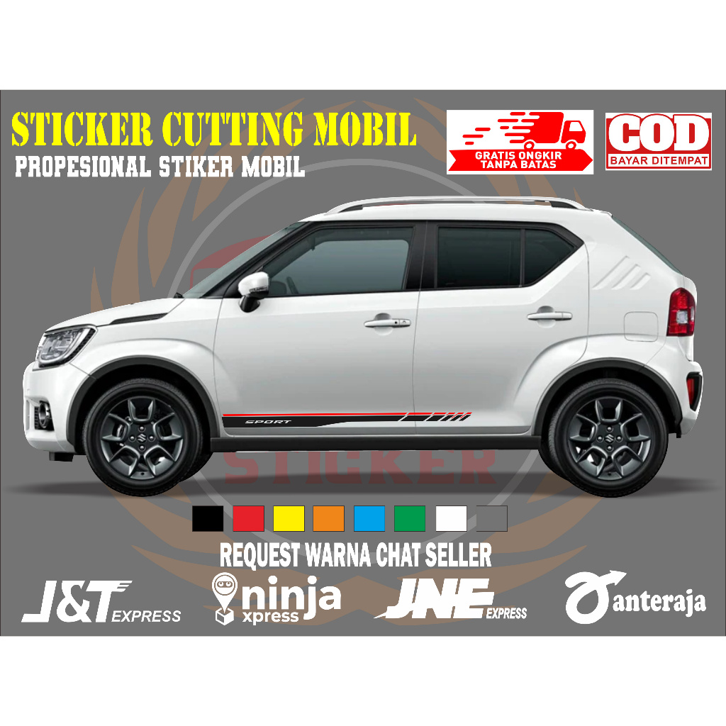 sticker mobil ignis sticker mobil suzuki ignis stiker mobil ignis keren sticker variasi body mobil
