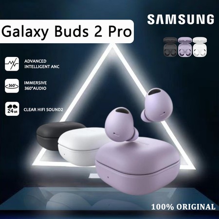 (GARANSI 1 TAHUN)Headset Samsung Galaxy Buds 2 Pro Wireless Earbuds Bluetooth Super Clone 1 : 1 OEM 