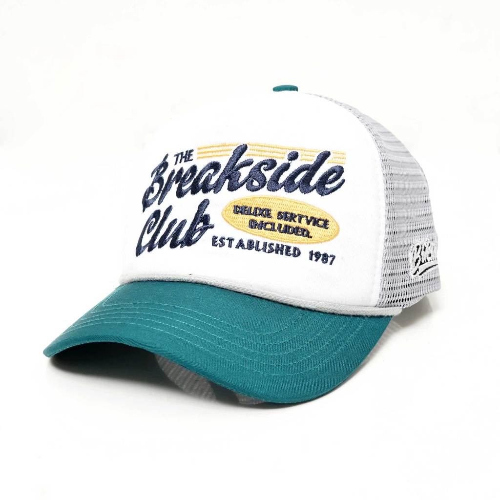[FREE BOX] Breakside Trucker Cap Delixe - White Topi Pria