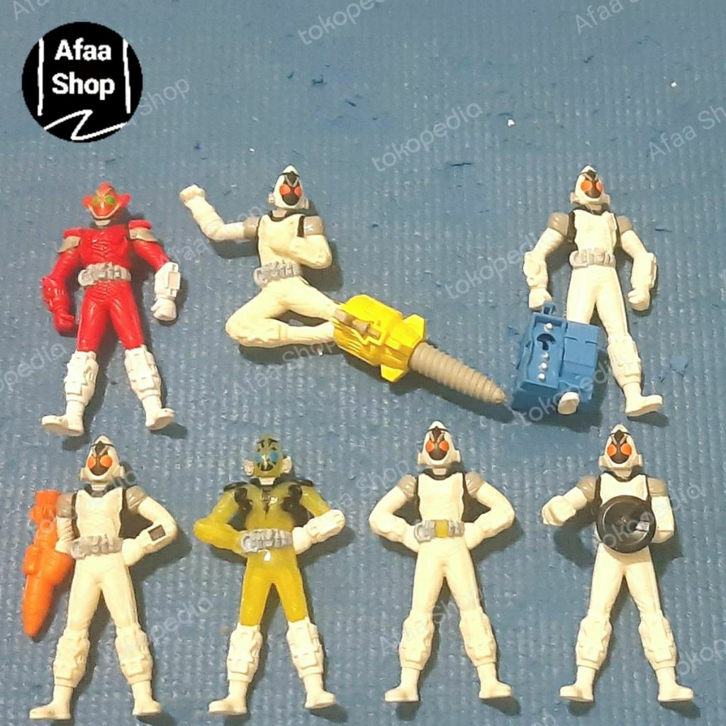 Mainan happy meal mcd 2012 jepang bandai figure kamen rider fourze