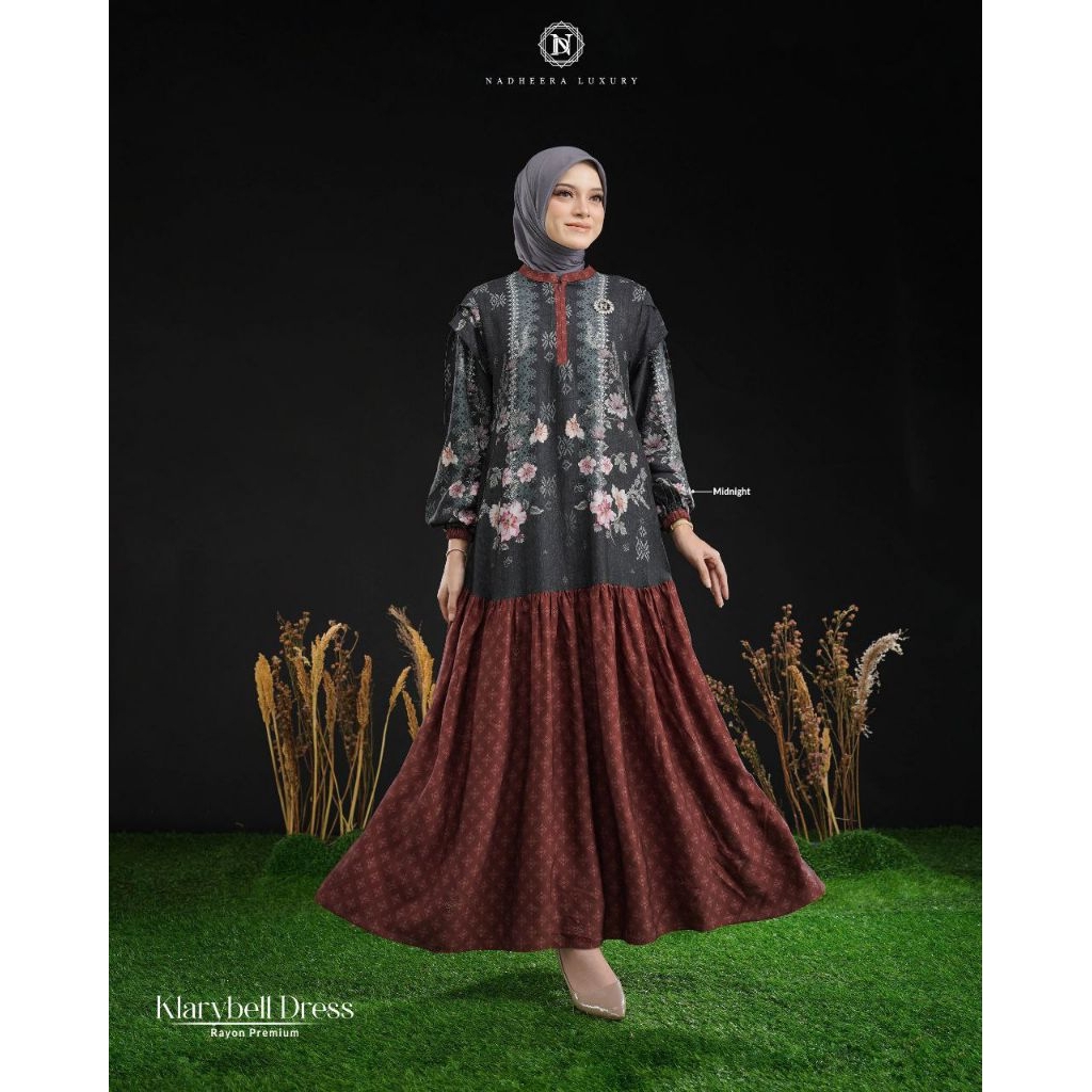 KLARYBELL DRESS||DRESS RAYON PREMIUM||NADHEERA LUXURY