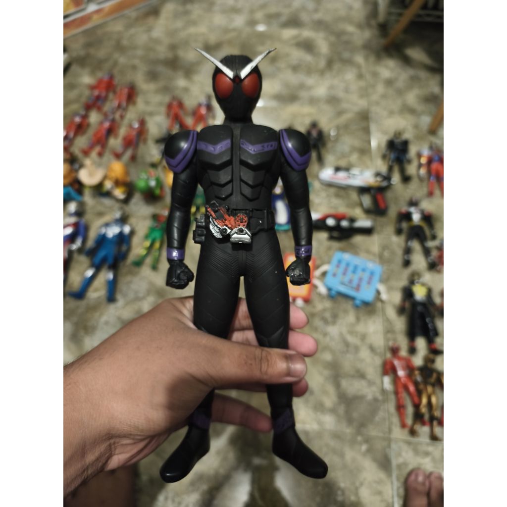 big sofubi Kamen rider joker & big sofubi ultraman trigger
