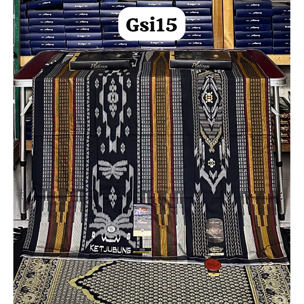 SARUNG KETJUBUNG PLATINUM TIS GOLD