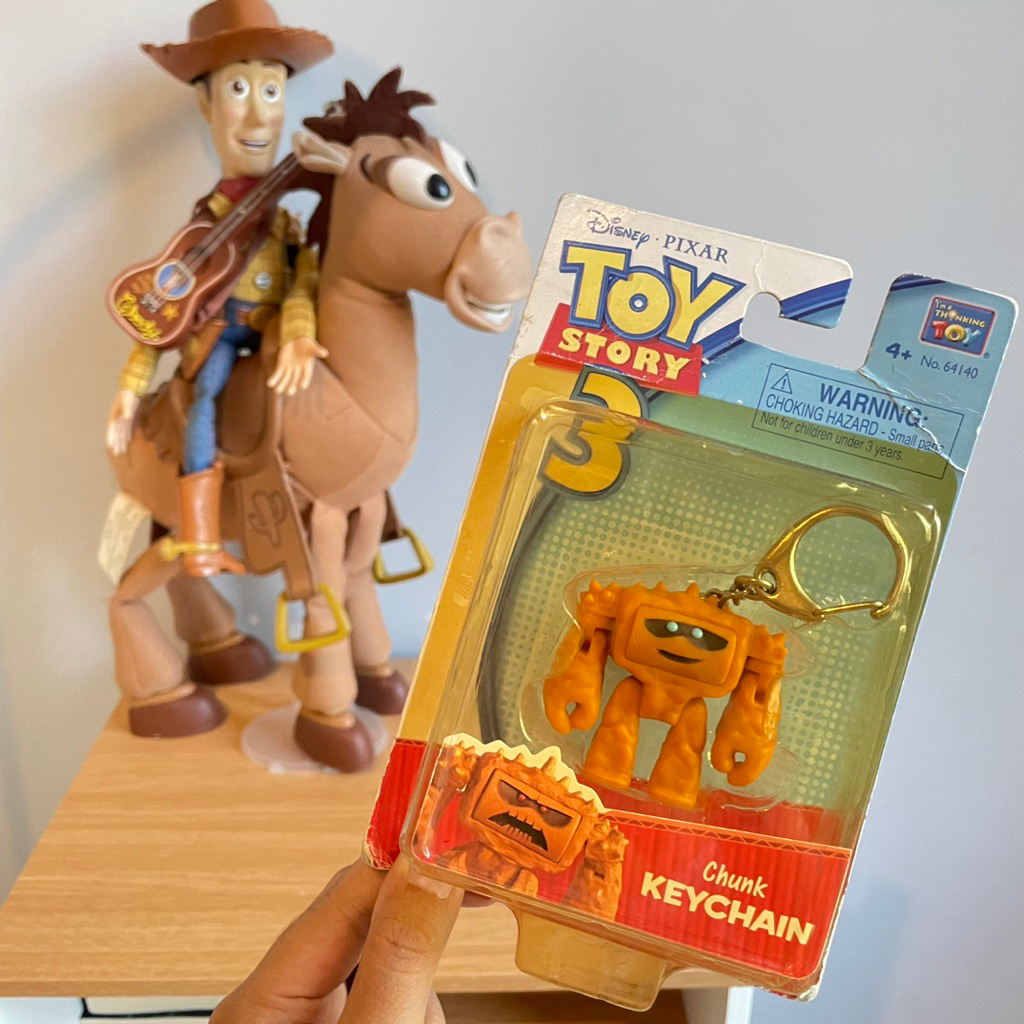 Figure Toy Story Chunk Original Thinkway Toys Mattel Keychain Gantungan Kunci Mainan Anak Vintage Ja