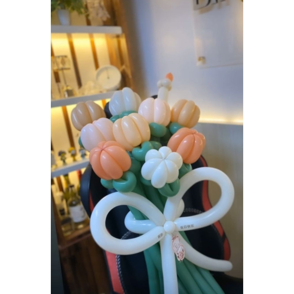 Buket Balon Flower 10 tangkai - Kab. Kotabaru