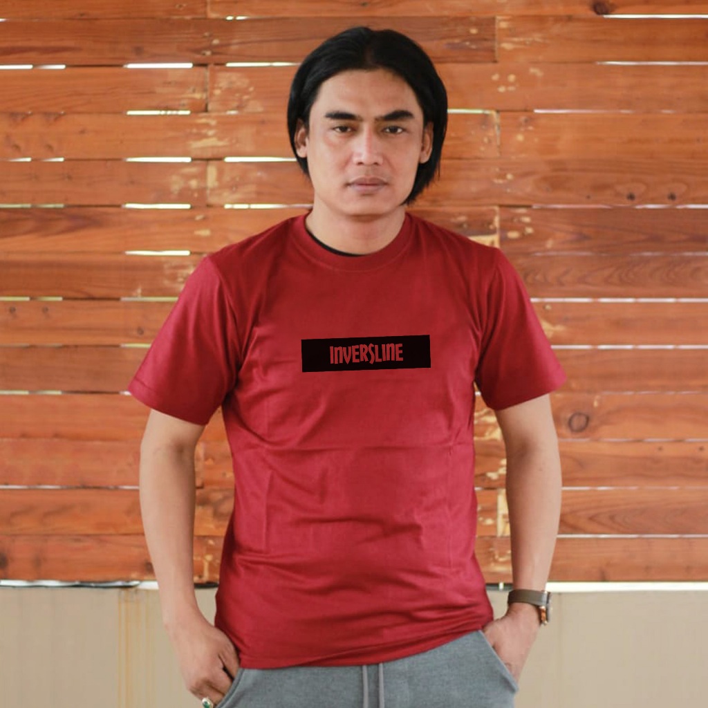 Kaos Distro Premium Inversline Full Katun (Tebal)