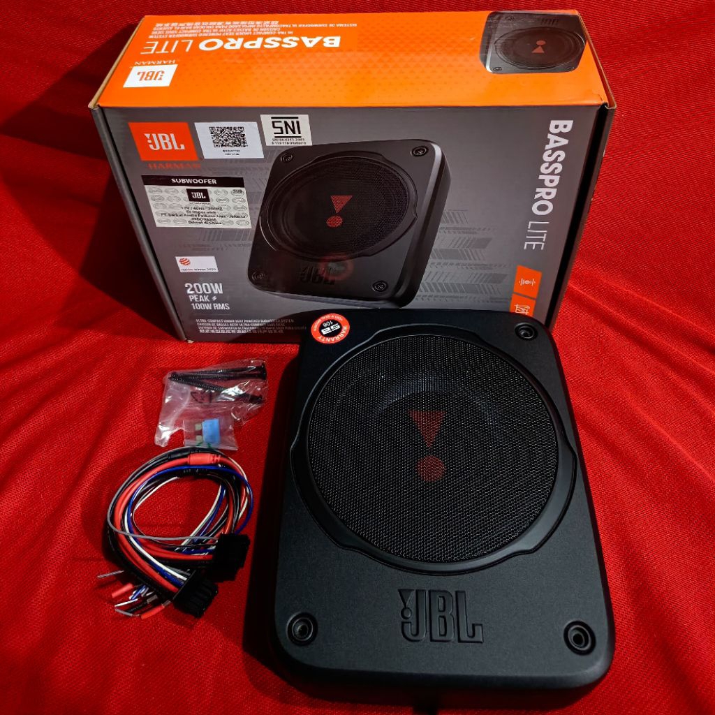 JBL BASSPRO LITE Subwoofer Kolong Underseat Subwoofer 7 Inch- subwoofer kolong jok mobil