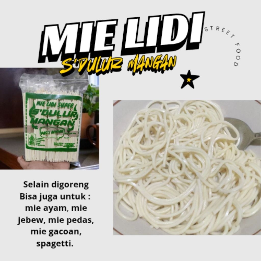 mie lidi lidi lidian biting mentah panjang murah viral kiloan pasta spageti ramen 500g bisa digoreng