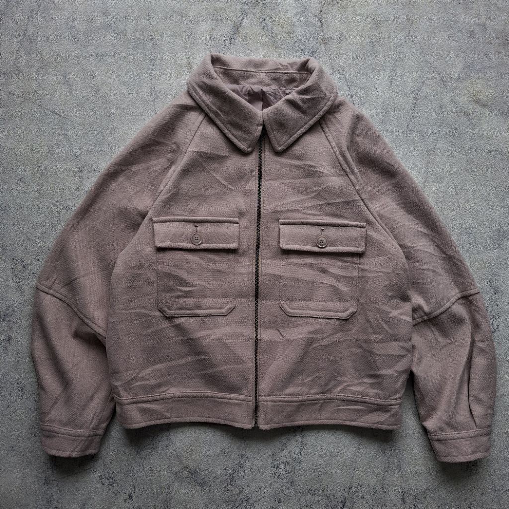 Wol Work Jacket Boxy GU GlobalUniqlo