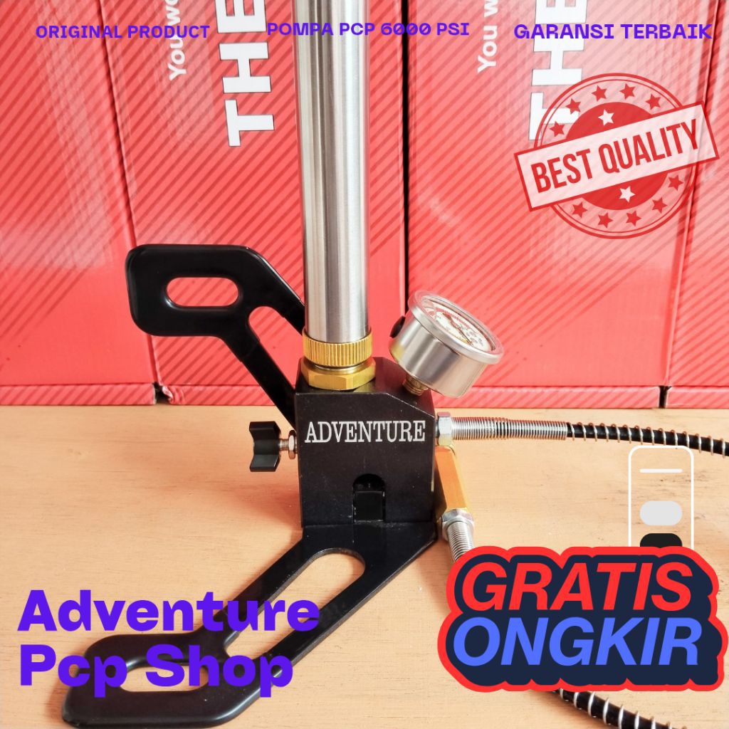 Pompa Pcp New Adventure Super Lipat | Pompa Pcp Kaki Lipat | Pompa Pcp 6000 Psi | Pompa Pcp Bagus | 