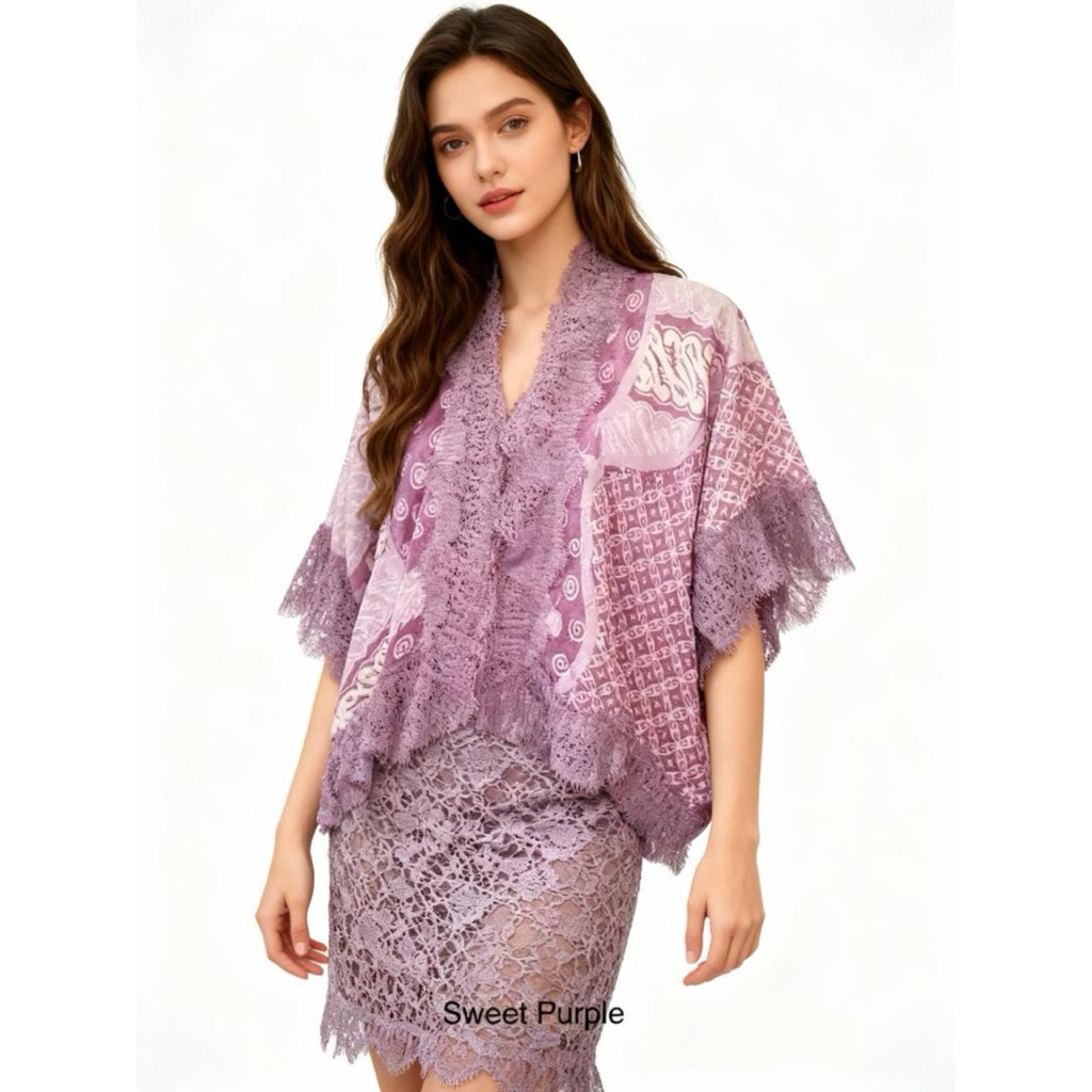 cardigan batik viscose/doby Cirebon