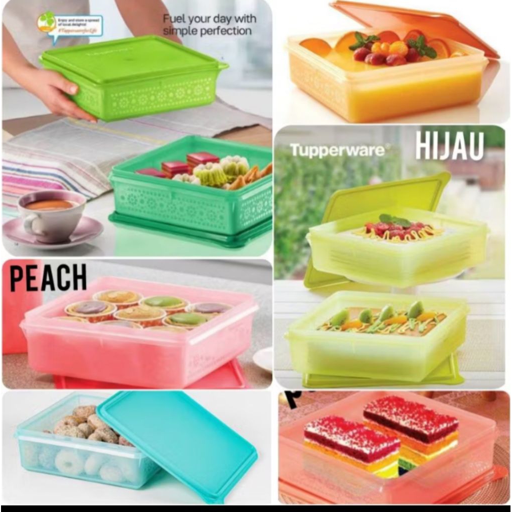 Slice n Store, Snack n store Tupperware new