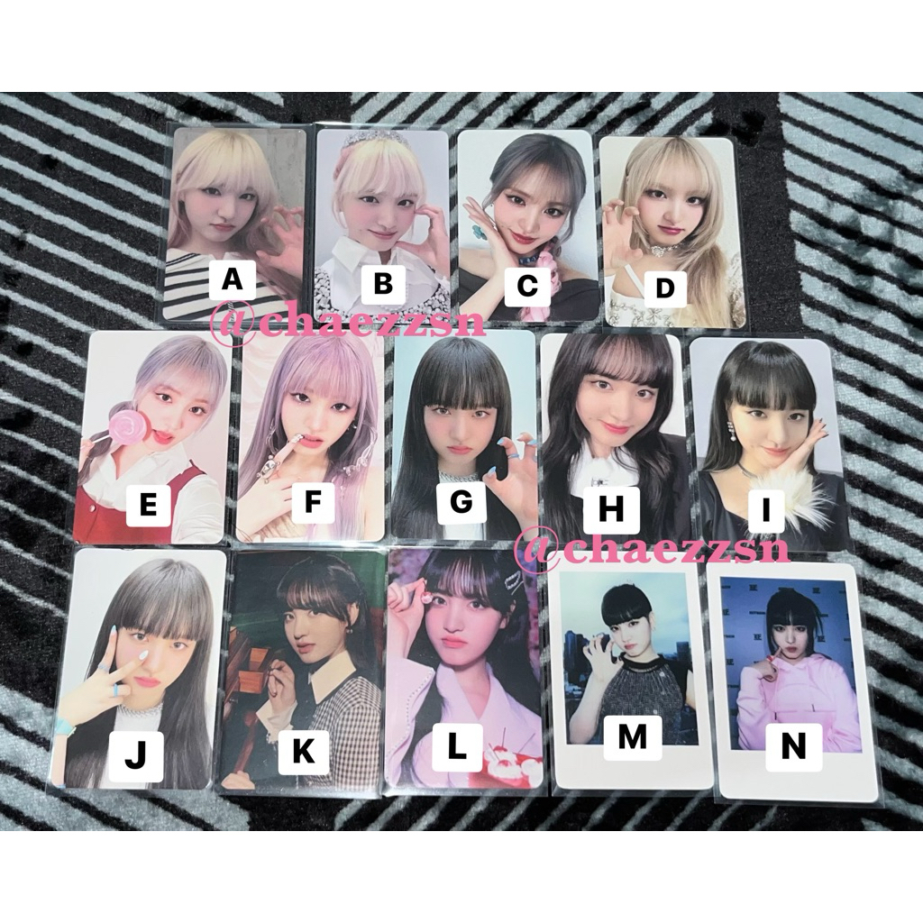 pc ive Liz (A-F) pob bene photocard ive official