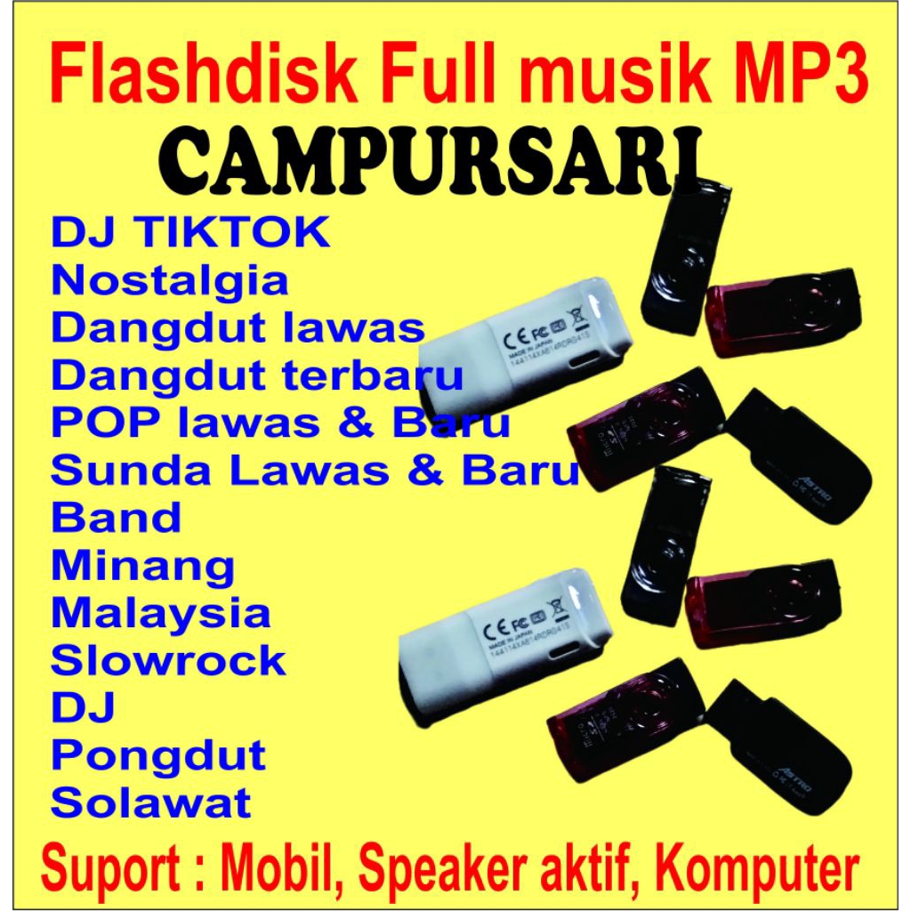flashdisk full musik band Sunda jaipong dangdut