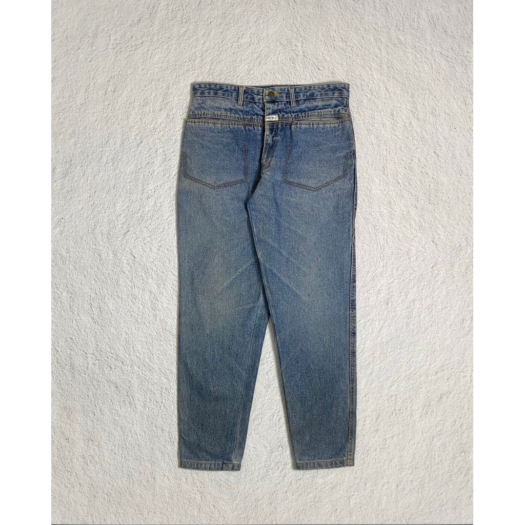 CELANA LUXURY DESIGNER MARITHE FRANCOIS GIRBAUD BAGGY DENIM