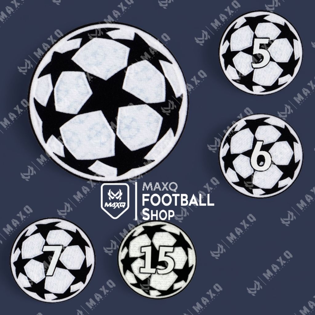 PATCH STARBALL CHAMPIONS LEAGUE WINNERS BADGE 2024 / 2025 / 2026