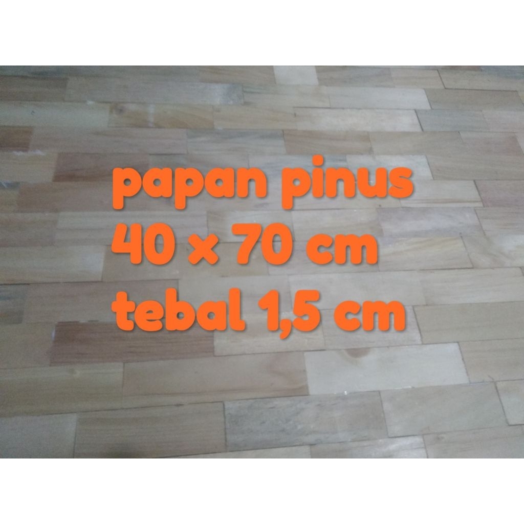 papan kayu pinus/ papan kerajinan/ dekorasi/ papan kotak
